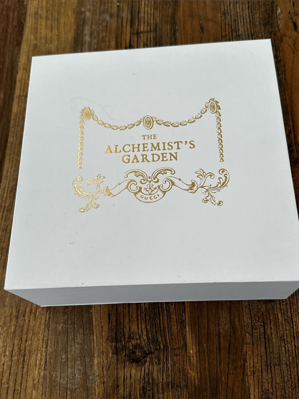 Gucci Alchemist's Garden Box - White and Gold Foil